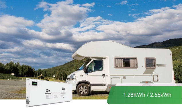 Ultraflache LFP-Batterie für Wohnmobile